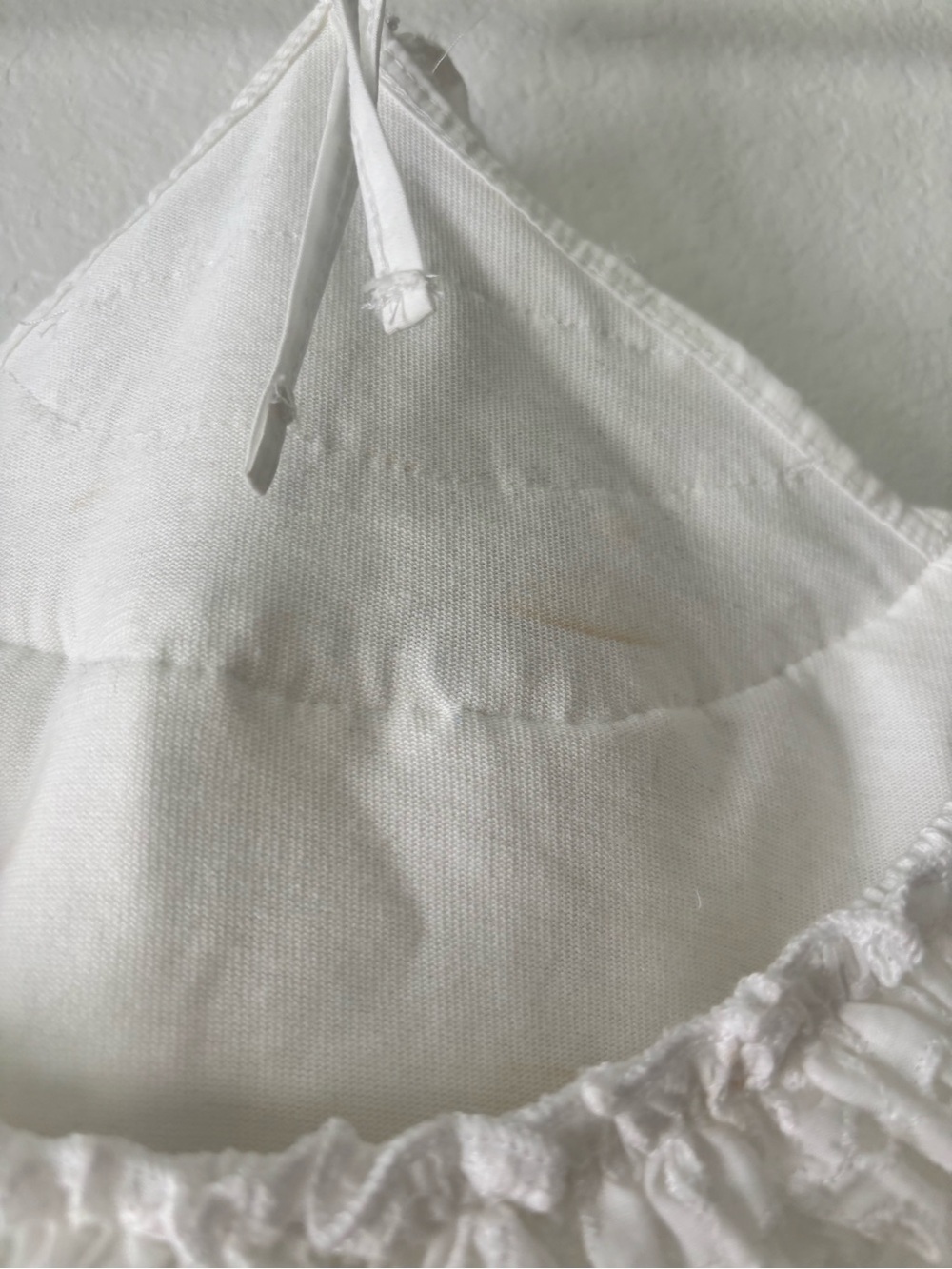 White Ruffled Halter Sundress - Picture 3 of 4